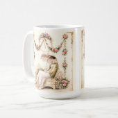 Regency Rose Garden Leest Dame Koffiemok (Voorkant links)
