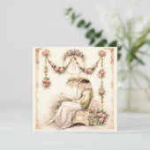 Regency Rose Garden Lezende Dame (Staand voorkant)