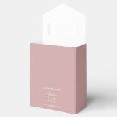 Regency Roze Baby Shower Bedankdoosjes (Geopend)