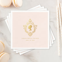 Regency Roze Vintage Nagemaakte Gouden Kuif Bruilo