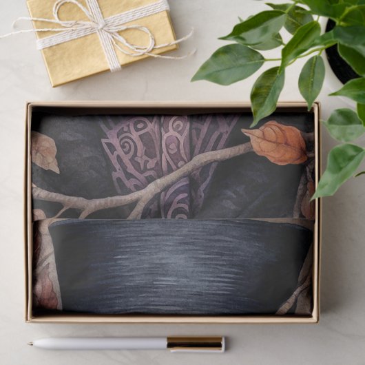 Regency Skeleton Gentleman Halloween Decoupage Tissuepapier (Geschenk)