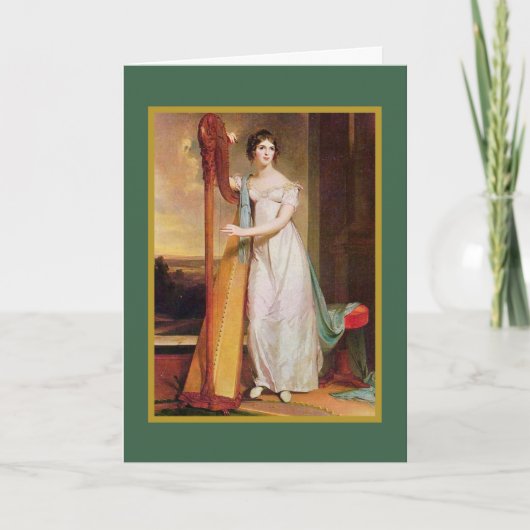 Regency-stijl feest kaart (Voorkant)