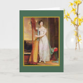 Regency-stijl feest kaart (Gele Bloem)