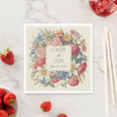 Regency stijl monogram serviette Regencycore Servet (Insitu)