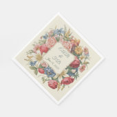 Regency stijl monogram serviette Regencycore Servet (Hoek)