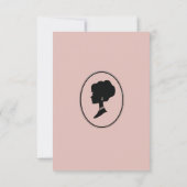 Regency tijdperk Florals Bridgerton Vrijgezellenfe Kaart (Achterkant)