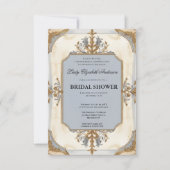 Regency tijdperk Florals Bridgerton Vrijgezellenfe Kaart (Voorkant)