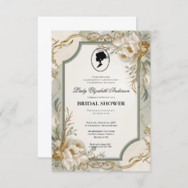 Regency tijdperk Florals Bridgerton Vrijgezellenfe Kaart