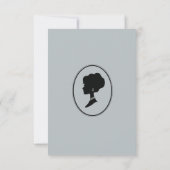 Regency tijdperk Florals Bridgerton Vrijgezellenfe Kaart (Achterkant)