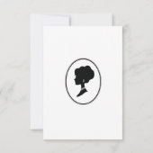 Regency tijdperk Florals Bridgerton Vrijgezellenfe Kaart (Achterkant)