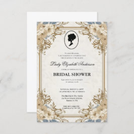 Regency tijdperk Florals Bridgerton Vrijgezellenfe Kaart