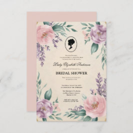 Regency tijdperk Florals Bridgerton Vrijgezellenfe Kaart