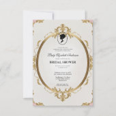 Regency tijdperk Florals Bridgerton Vrijgezellenfe Kaart (Voorkant)