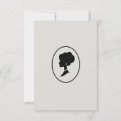 Regency tijdperk Florals Bridgerton Vrijgezellenfe Kaart (Achterkant)