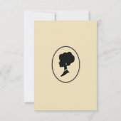 Regency tijdperk Florals Bridgerton Vrijgezellenfe Kaart (Achterkant)