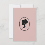 Regency tijdperk Florals Bridgerton Vrijgezellenfe Kaart (Achterkant)