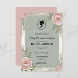 Regency tijdperk Florals Bridgerton Vrijgezellenfe Kaart