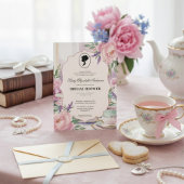 Regency tijdperk Florals Bridgerton Vrijgezellenfe Kaart