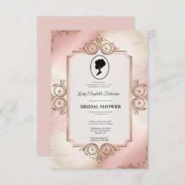 Regency tijdperk Florals Bridgerton Vrijgezellenfe Kaart