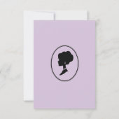 Regency tijdperk Florals Bridgerton Vrijgezellenfe Kaart (Achterkant)