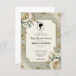 Regency tijdperk Florals Bridgerton Vrijgezellenfe Kaart