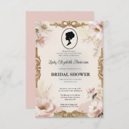 Regency tijdperk Florals Bridgerton Vrijgezellenfe Kaart