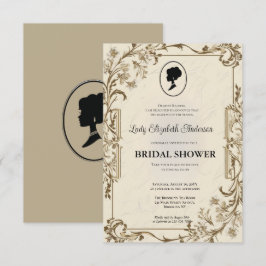 Regency tijdperk Golden Bridgerton Vrijgezellenfee Kaart