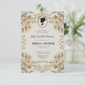 Regency tijdperk Golden Bridgerton Vrijgezellenfee Kaart (Staand voorkant)