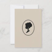 Regency tijdperk goud Bridgerton Vrijgezellenfeest Kaart (Achterkant)