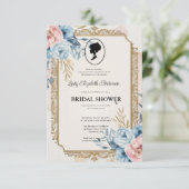 Regency tijdperk goud Bridgerton Vrijgezellenfeest Kaart (Staand voorkant)