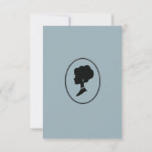 Regency tijdperk goud Bridgerton Vrijgezellenfeest Kaart (Achterkant)