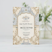 Regency tijdperk goud Bridgerton Vrijgezellenfeest Kaart (Staand voorkant)