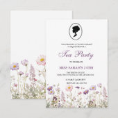 Regency Tuinfeest Uitnodiging (Voorkant / Achterkant)