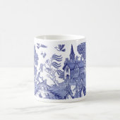 Regency Undead Blue Willow - Mug Koffiemok (Center)