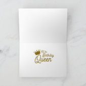 Regency Verjaardags Koningin Kaart (Binnen)