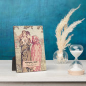 Regency Victoriaans Besties Gepersonaliseerde vrie Fotoplaat (Zijkant)