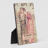 Regency Victoriaans Besties Gepersonaliseerde vrie Fotoplaat (Zijkant)