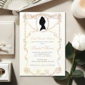 Regency Vrijgezellenfeest Lijst Pink Script Kaart