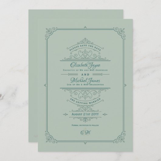  Regency  Weddenschappen redden de data Kaart (Voorkant / Achterkant)