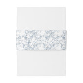  Regency Wedding Invitation Belly Band Uitnodigingen Wikkel (Achterkant Voorbeeld)