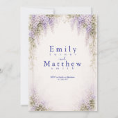 Regency Wisteria Kaart (Achterkant)