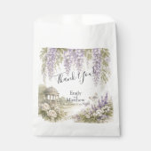 Regency Wisteria Small Wedding Favor Bags Bedankzakje (Voorkant)