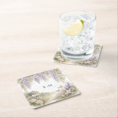 Regency Wisteria Wedding Kartonnen Onderzetters (Insitu)