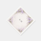 Regency Wisteria Wedding Servet (Hoek)