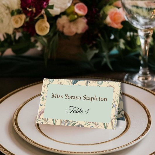 Regencycore naam bord  Regency Elegant Plaatskaartje