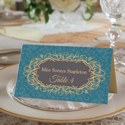 Regencycore naam bord Regency Elegant Plaatskaartje