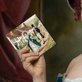 Regencycore Recency stijl  look Platte Kaart