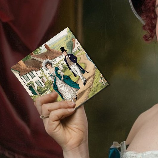 Regencycore Recency stijl  look Platte Kaart