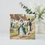 Regencycore Recency stijl  look Platte Kaart (Staand voorkant)