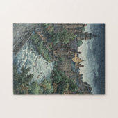 Regendag bij Dean Village Legpuzzel (Horizontaal)